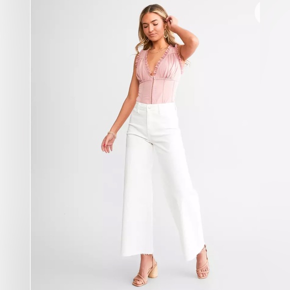VERVET | Olivia Cropped Wide Leg Jean, Size 30 NWT - Picture 1 of 16